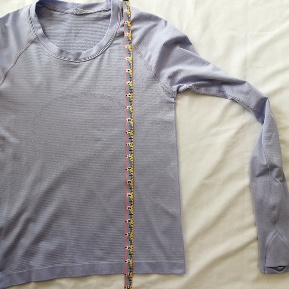 Lululemon Swiftly Tech Race Length Long Sleeve 2.0 Pastel Blue Lavender 6 - Picture 12 of 16